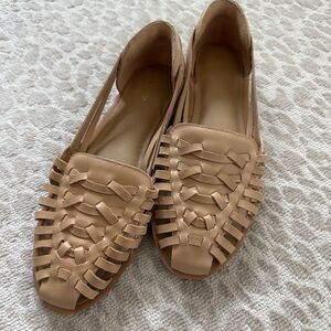 Quince Italian Leather Flats Size 7